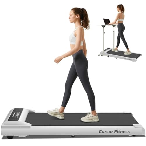 15% Incline Treadmill with Handle, 3-in-1 Portable Treadmills for Home and Office, Foldable Treadmills with 300 Lbs Weight Capacity, 3.0HP Quiet Walking Pad Treadmill, Three Screen