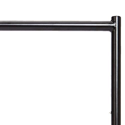 Amazon Basics Heavy Duty Portable Rolling Garment Rack, Hanging Clothes Organizer Rail for Display and Storage, Easy to Assemble, 72 x 60 inches, Black 5