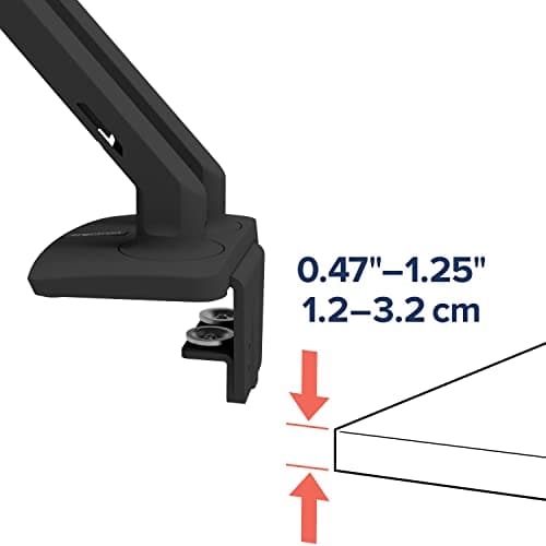Ergotron – MXV Dual Monitor Arm, VESA Desk Mount – for 2 Monitors Up to 24 Inches, 7 to 20 lbs Each – Matte Black 6