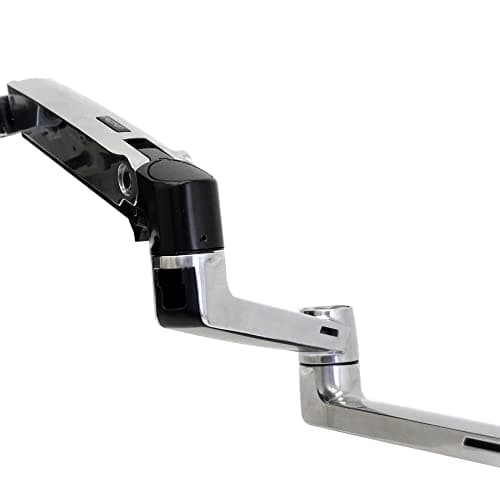 Ergotron – LX Monitor Arm Extension – Add-on for LX Desk and LX Wall Monitor Arms, LX Keyboard Arm – Polished Aluminum 2
