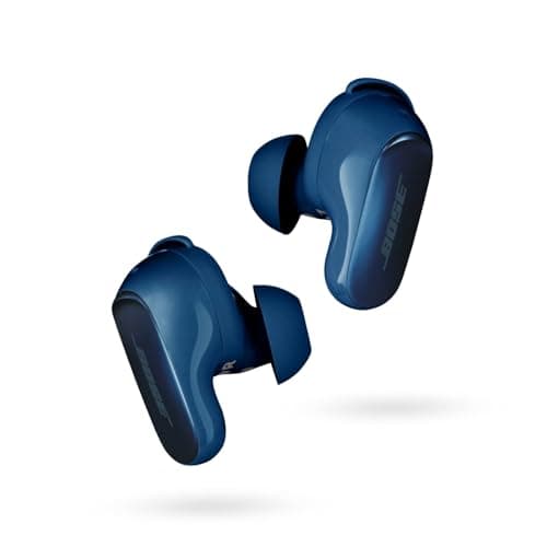 Bose QuietComfort Ultra Bluetooth Earbuds, Wireless Earbuds with Spatial Audio and World-Class Active Noise Cancellation, Deep Bass, Up to 6 Hours of Playtime, Lunar Blue - Limited Edition Color