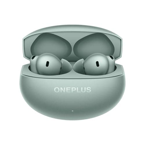 OnePlus Buds 4 Wireless Earbuds,Bass Wave in-Ear Buds,IP55 Tri-Mics AI Earphone,Up to 55dB Adaptive Noise Cancellation,Up to 45Hrs Battery,Green