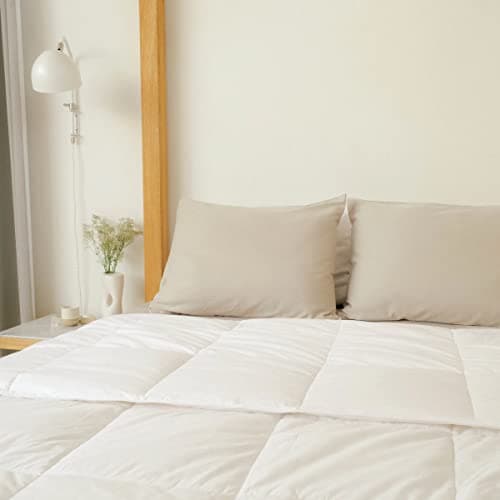 SLUMBER CLOUD Comforter - NASA Temperature Regulation Technology - Down Alternative Cooling Comforter - Hypoallergenic… White King 5