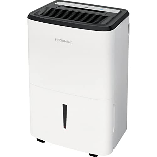 Frigidaire 50 Pint Dehumidifier with Pump. 4,500 Square Foot Coverage. Ideal for Large Rooms and Basements. 1.7 Gallon Bucket Capacity 19