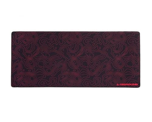 Higround LAVAROCK XL Topograph Gaming Mousepad, Cool Medium Speed Desk Mousepad, Computer Mouse Mat, Flat Stitched Edge, Full Range of Motion, Non-Slip Rubber Base, Perfect for Gamers & Office Use