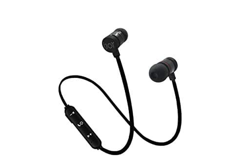 iJoy Bluetooth Wireless Sport Earbuds IPX4 Sweatproof Sport Headphones with Microphone, Noise Cancelling Earphones, Noise Cancelling Headset for Workout, Running, Gym