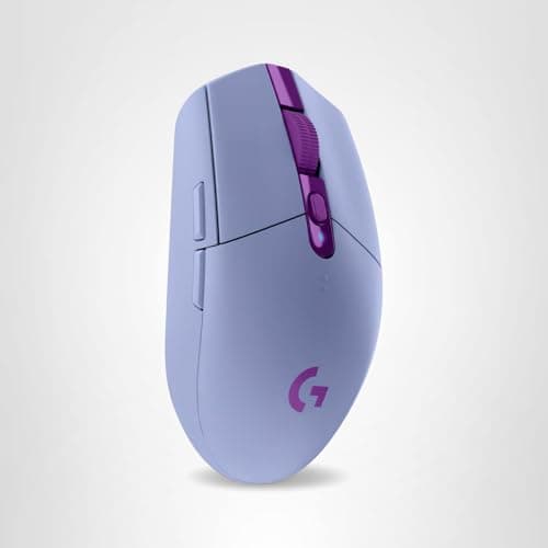 Logitech G305 Lightspeed Wireless Gaming Mouse, Hero Sensor, 12,000 DPI, Lightweight, 6 Programmable Buttons, 250h Battery, On-Board Memory, Compatible with PC, Mac - Lilac 11