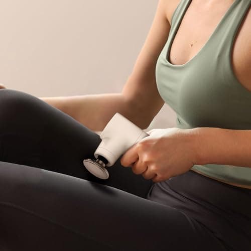 Stellamist Mini Thermal Massage Gun with Heat, Portable Deep Tissue Percussion Massager, Color Silicone Sleeves Travel Size 5