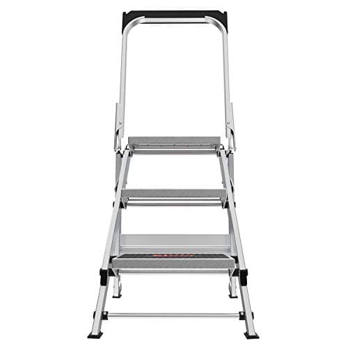 Little Giant Ladders, Safety Step, 3-Step, 3 Foot, Step Stool, Aluminum, Type 1A, 300 lbs Weight Rating, (10310BA) 7