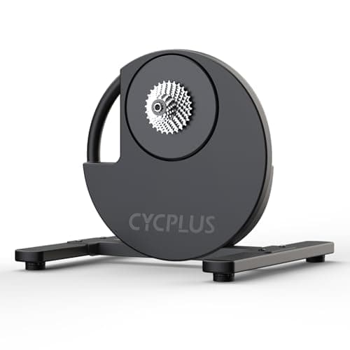 CYCPLUS R200 Smart Indoor Bike Trainer, 2200W Brushless Motor, 19% Gradient Simulator, BLE & ANT+ Dual Mode, Virtual Shifting, Uphill/Downhill Simulation, Super Silence for Realistic Indoor Cycling