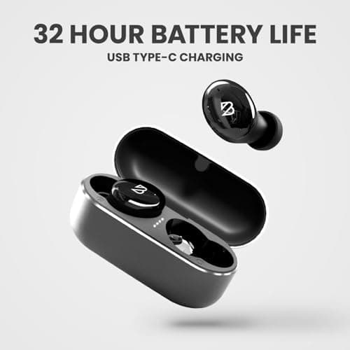 Back Bay Audio Tempo 30 Wireless Earbuds for Small Ears - Award-Winning Sound, Sweatproof Bluetooth Earbuds, Comfortable Ear Buds for Women, Black Earphones Small Ear Canals, Long Battery Headphones 8