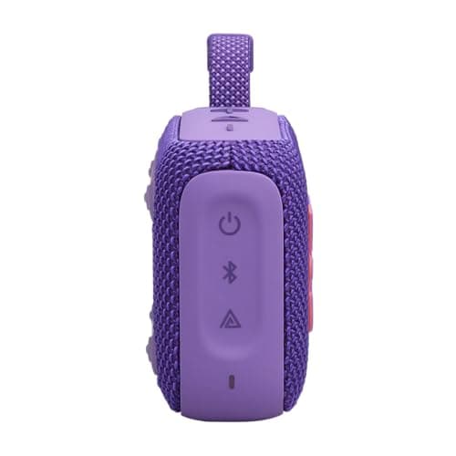 JBL Go 4 - Ultra-Portable, Waterproof and Dustproof Bluetooth Speaker, Big JBL Pro Sound with Punchy bass, 7-Hour Built-in Battery, Made in Part with Recycled Materials (Purple) 5