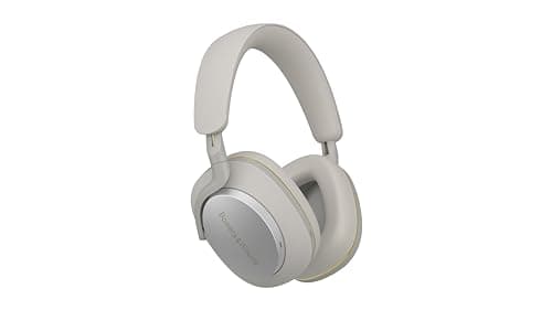 Bowers & Wilkins Px7 S2e Over-Ear Headphones, Bluetooth Headphones Over Ear with Enhanced Noise Cancellation, Transparency Mode, Crystal-Clear Calls, 30-Hour Battery Life, Cloud Grey