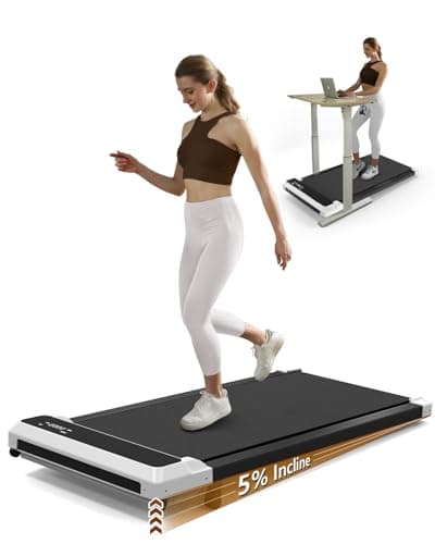 Walking Pad with Incline,2 in 1 Walking Pad for Walking Running Jogging,Walking Pad Treadmill with 5% Manual Incline,36 Pounds Under Desk Treadmill for Home Office with LED Display 8