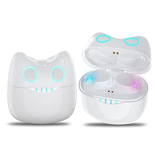 Wireless Earbuds for Kids, Headphones with Cute Panda Charging Case with Mic, Noise Cancelling,Typ-C, 3D Stereo Waterproof Bluetooth buds for Sport & Outwork,3 x ear caps(S,M,L)