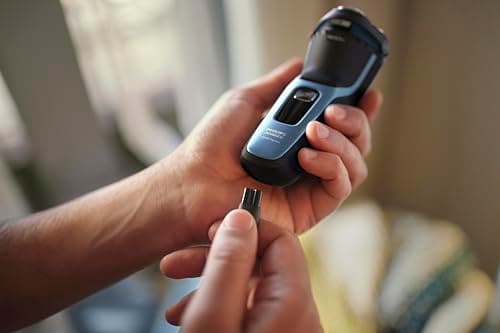 Philips Norelco Shaver 3600 Series, Wet and Dry Electric Shaver, P-Cap, Travel Pouch, Storm Blue, Model S3243/91 10