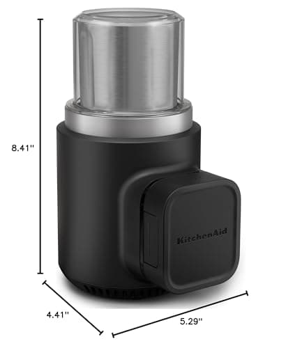 KitchenAid Go™ Cordless Blade Grinder - battery included, KBGR111, Black Matte 9