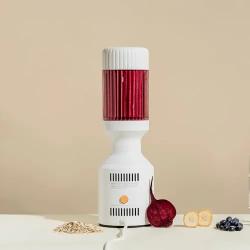 Beast Blender | Blend Smoothies and Shakes, Kitchen Countertop Design, 1000W | Take Blends To-Go with Reusable Straw Cap System (Cloud White) 8