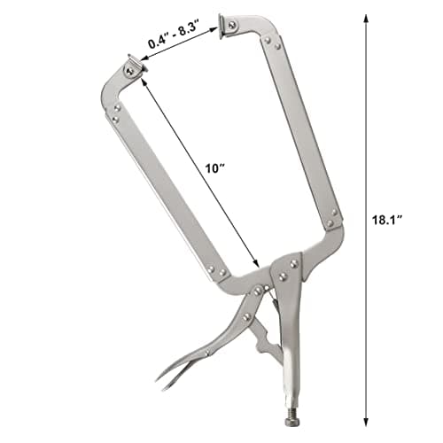 Olympia Tools 18" Locking C-Clamp, silver (11-418) 2