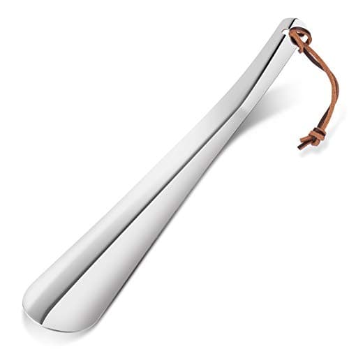 ONEKOO Shoe Horn Long 12 Inch, Premium Stainless Steel Shoehorn, Shoe Helper for Seniors, Shoe Horns for Pregnant Woman, Long Handle Shoe Horns for Men, Metal Shoe Horn for Kids or Adults 6