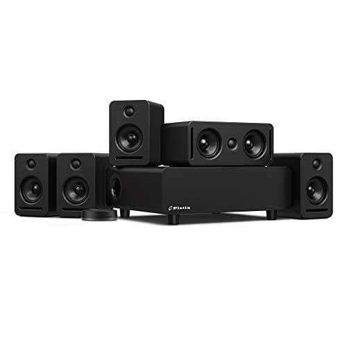 Platin Monaco 5.1 Wireless Home Theater Surround Sound System for Smart TVs - with WiSA SoundSend Transmitter Included - WiSA Certified - Tuned by THX.