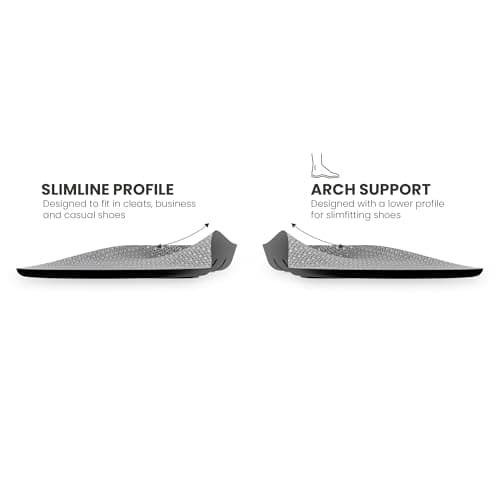 Lightfeet Slimfit Support Insoles: Optimal Support, Fit, & Comfort for Slim-Fit Shoes | Designed by Australian Podiatrists | Boost Muscle Efficiency, Reduce Joint Stress & Impact – M 7