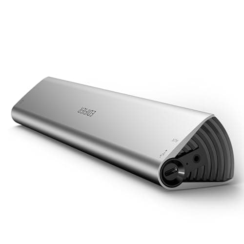 Edifier Portable Bluetooth Speaker with Loud Stereo Sound, Rich Bass, Aluminum Housing, Touch Control for Home, Travel and Work