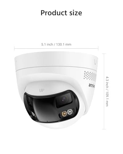 ANNKE FCD600 PoE Security Camera Outdoor with Dual Lens 180° Filed of View, 6MP IP Surveillance Camera Support Color Night Vision, Person/Vehicle Detection, Two-Way Talk, Built-in SD Card Slot 9