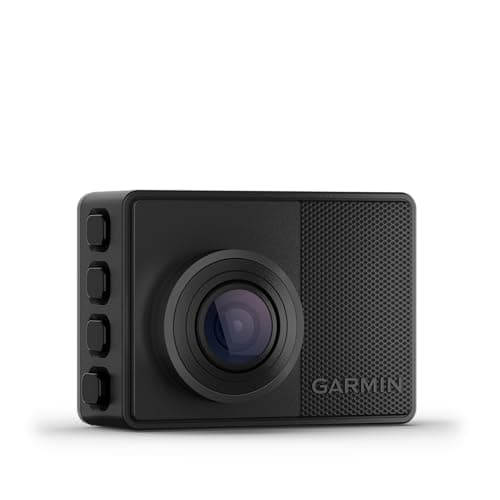 Garmin Dash Cam 67W, 1440p and Extra-Wide 180-degree FOV, Monitor Your Vehicle While Away w/ New Connected Features, Voice Control, Compact and Discreet (International Version)