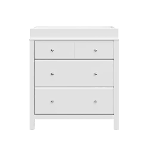 Storkcraft Horizon 3 Drawer Chest with Changing Topper (White) – GREENGUARD Gold Certified, Includes Removable Changing Table Topper, Chest of Drawers for Nursery & Kids Bedroom 10