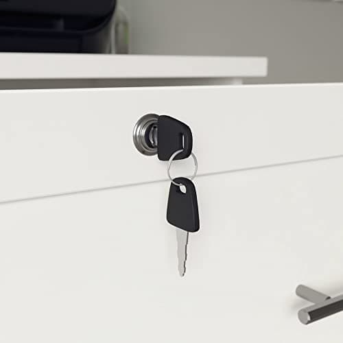 Realspace® 29-7/16"W x 18-1/2"D Lateral 2-Drawer File Cabinet, White 6