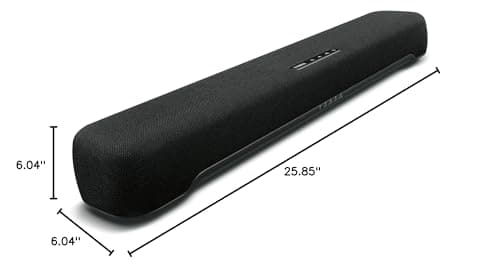 Yamaha - SR-C20A Sound Bar with Built-in Subwoofer and Bluetooth - Black (Renewed) 10