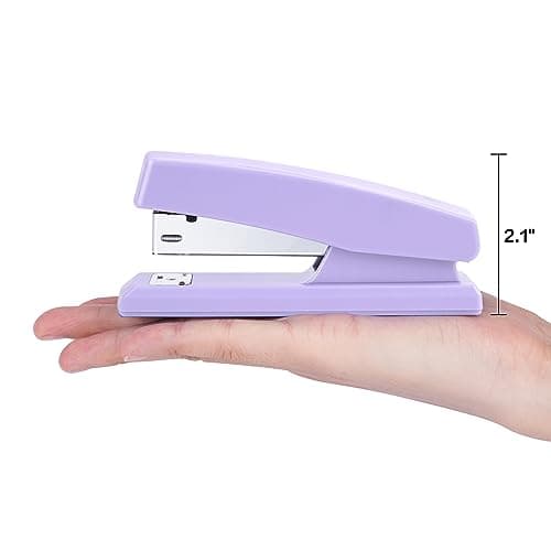 Deli Stapler, Desktop Staplers with 640 Staples, Office Stapler, 25 Sheet Capacity, Purple 6