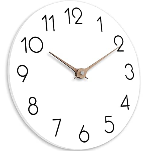 cicininc Wall Clock - 12 Inch White