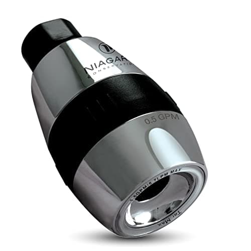 Niagara Conservation N2615CH Tri-Max 1-Spray with 0.5-1.5 GPM 2-in. Wall Mount Adjustable Fixed Shower Head in Chrome, 1-Pack | Bathroom Shower Head Sprayer with Pressure Compensation 4