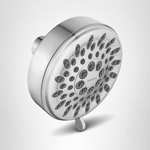 Moen Ignite Chrome Five-function Shower Head With 2.5 GPM High-Pressure Spray, 20090 6