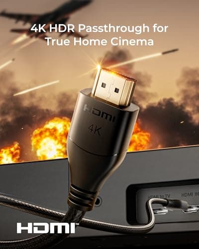 ULTIMEA Skywave X40 5.1.2ch Sound Bar for Smart TV w/Dolby Atmos, Wireless Surround Sound System for TV, 530W Soundbar with Wireless Subwoofer, GaN Amplifier, 4K HDR Pass-Through, HDMI eARC, BT 5.4 8