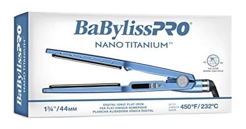 BaBylissPRO Nano Titanium Ionic Hair Straightener, 1-3/4-Inch Flat Iron, Ionic Generator Locks in Moisture and Helps Reduce Frizz, For All Hair Types 6