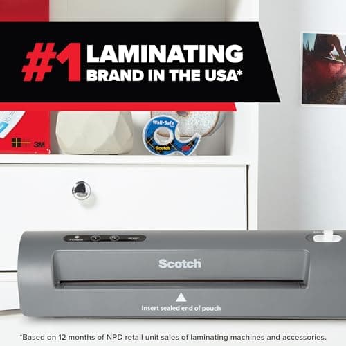 Scotch Thermal Laminator, 2 Roller System for a Professional Finish, Use for Home, Office or School, Suitable for use with Photos (TL901X) 5