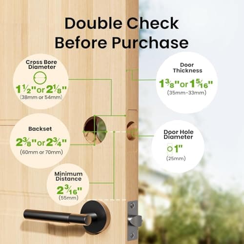 GHome Smart KD30B Deadbolt Lock with Keypad Fingerprint Keyless Entry Door Locks for Front Doors with APP Control Auto Lock for Home Rental House Apartment 9