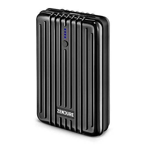 Zendure A3PD Power Bank 10000mah Durable 18W PD & QC 3.0 USB-C External Battery Charger with Dual USB Output (3A), Compact Portable Charger for iPhone, iPad, Switch, Black