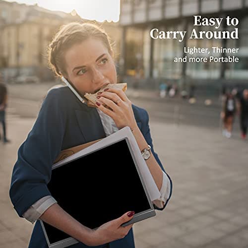 KYY Portable Monitor 15.6inch 1080P FHD USB-C, HDMI Computer Display HDR IPS Gaming Monitor w/Premium Smart Cover & Screen Protector, Speakers, for Laptop PC MAC Phone PS4 Xbox Switch 9