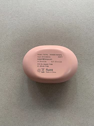 TRANYA T10 Pro Wireless Earbuds Bluetooth 5.3, 12mm Driver with Premium Deep Bass, Wireless Charging, IPX7 Waterproof, Low-Latency Game Mode in Ear Headphones -Pink 7