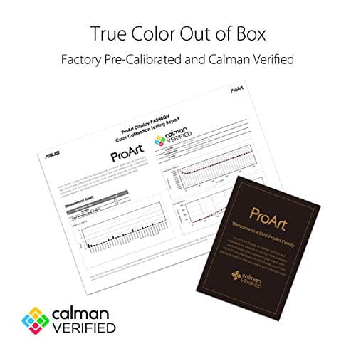 ASUS ProArt 24" Monitor - WUXGA (1920 x 1200), 16:10 Monitor, 100% sRGB/Rec.709 ΔE < 2, IPS, DisplayPort, HDMI, Calman Verified, Anti-Glare, Tilt, Pivot, Swivel, Height Adjustable - PA248QV 6