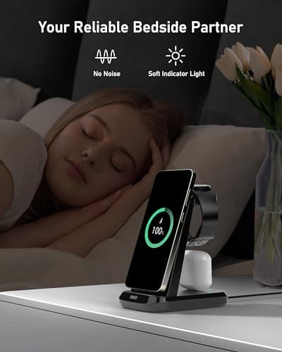 Wireless Charger for Samsung Phones Watch Earbuds(Not for Z Flip & A Serie-Phone),SWIO 3 in 1 Charging Station for Galaxy Watch 7/Ultra/6/5/4/3,S25 S24 S23 S22 S21 S20/Note 20 10/Z Fold 4 3,Buds/2/Pro 6