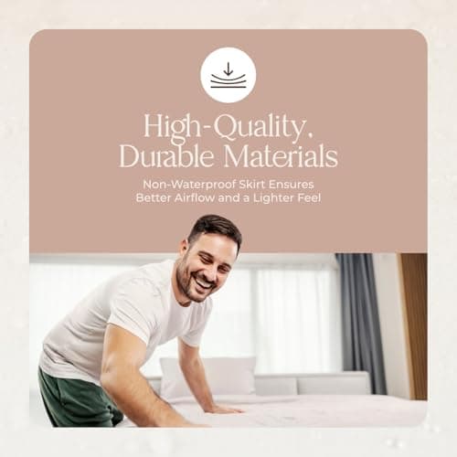 Organic Waterproof Mattress Protector Twin Size - 100% Waterproof Mattress Pad with Extra Soft Quiet & Breathable Triple Layer Protection - GOTS Certified Machine Washable Deep Pocket Design (Twin) 8