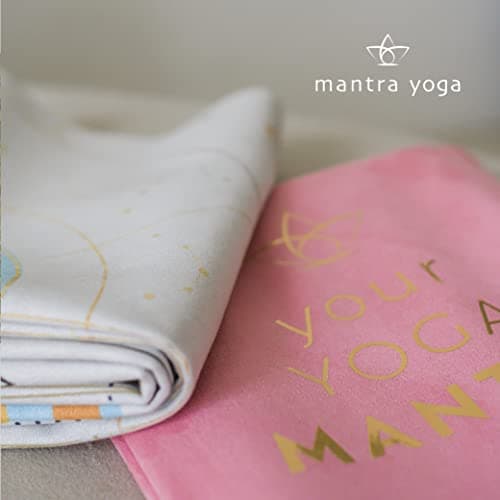 Mantra Yoga Travel PRO 1.5mm with Knee Pad and Bag - Foldable Fitness & Exercise Mat | Lightweight, Compact & Eco-Friendly | Non-Slip & Washable | For All Types of Yoga | 72" L x 24" W | 2.6 lbs 8