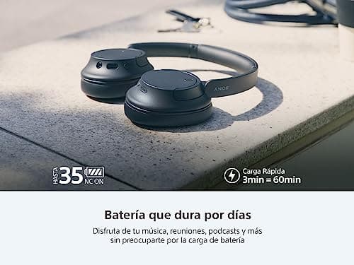 Sony WH-CH720NB Noise Canceling Wireless Bluetooth Headphones - Built-in Microphone - up to 35 Hours Battery Life and Quick Charge - Black - International Version 5