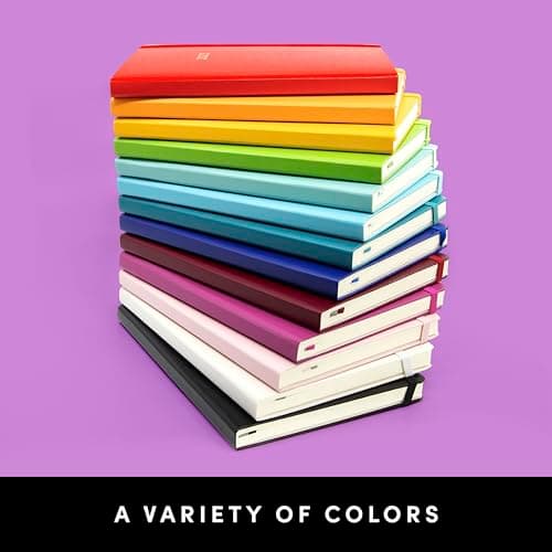 PAPERAGE 2025 Weekly & Monthly Hardcover Planner (Black), 12 Month (January 2025 - December 2025), 5.7 in x 8 in, Weekly & Monthly Spreads, Includes Additional Note Pages, Back Pocket & Trackers 8