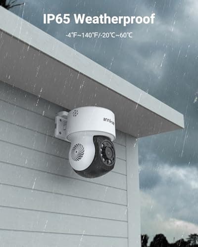 ANNKE 1080P 2MP AHD CCTV Home Surveillance Dome PT Wired Camera with 350° pan and 90° tilt, 100ft IR Night Vision, IP65 Weatherproof Security Add–On Cam for Outdoor Use, Wide Compatibility - APT200 7